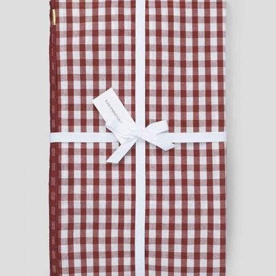 Table linen - Vichy linen and cotton tablecloth - LES PENSIONNAIRES