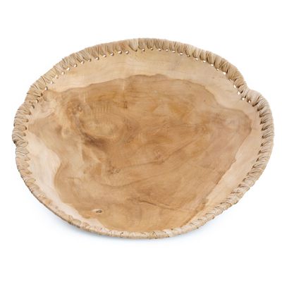 Platter and bowls - The Tag Me Bowl - Natural - L - BAZAR BIZAR - COASTAL LIVING