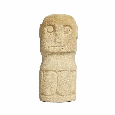 Sculptures, statuettes and miniatures - The Sumba Stone Man - Natural - S - BAZAR BIZAR LIVING