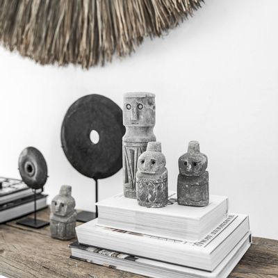 Sculptures, statuettes and miniatures - The Sumba Stone Statue #06 - BAZAR BIZAR LIVING