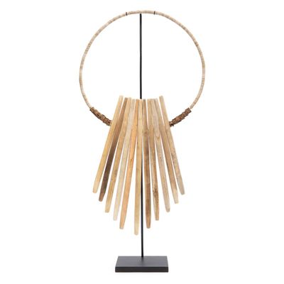 Decorative objects - The Wooden Sticks On Stand - Natural - BAZAR BIZAR LIVING