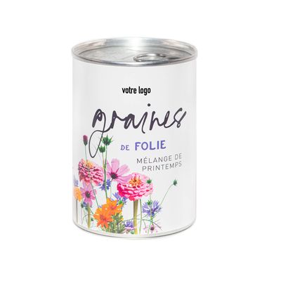 Cadeaux - Kit à semer "Graines de folie" fabriqué en France - MAUVAISES GRAINES