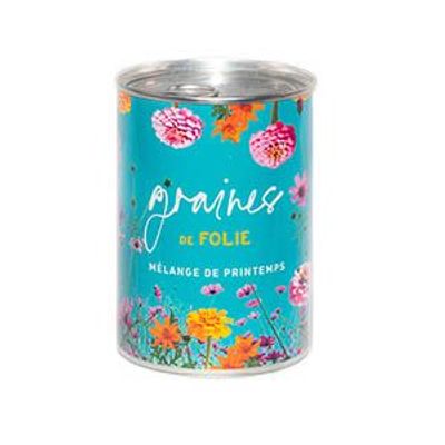 Cadeaux - Kit à semer "Graines de folie" fabriqué en France - MAUVAISES GRAINES