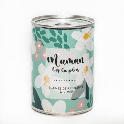 Cadeaux - Kit à semer "Maman t'es la plus ...." Fabriqué en France - MAUVAISES GRAINES