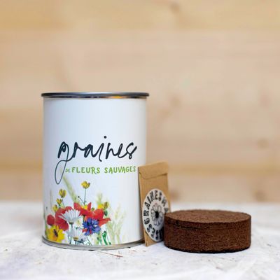 Gifts - Sowing kit\" Wildflower seeds\” Made in France - MAUVAISES GRAINES