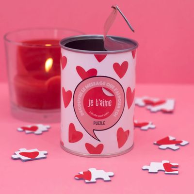 Cadeaux - Puzzle à message "Je t'aime" produit 100% français - BWAT