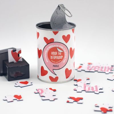 Decorative objects - iPuzzle with messages\" Do you want to marry me\” Made in France - BWAT