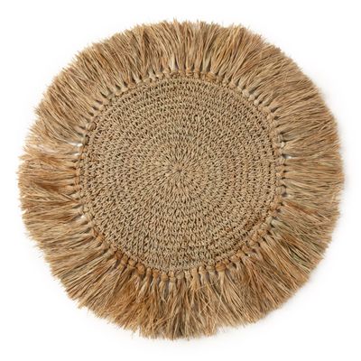 Placemats - The Crochet Raffia Placemat - Natural - BAZAR BIZAR LIVING