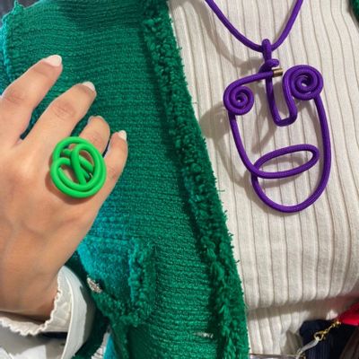 Bijoux - Collier Tête In - SAMUEL CORAUX - PARIS