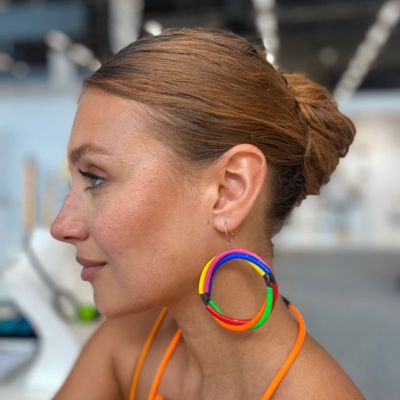 Jewelry - Multi Creole Earrings - SAMUEL CORAUX - PARIS