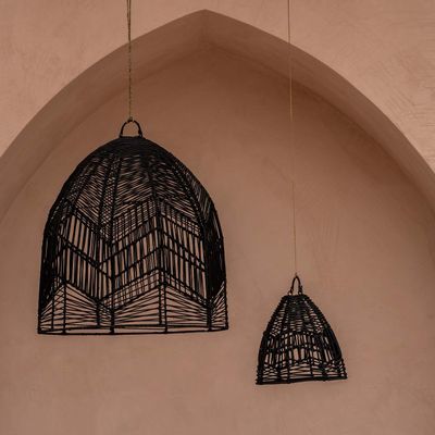 Hanging lights - The Bala Pendant - Black - L - BAZAR BIZAR LIVING