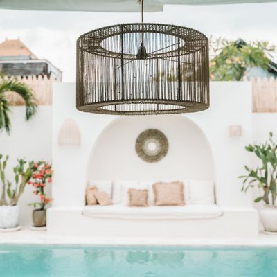 Hanging lights - The Uni Pendant - Natural - L - BAZAR BIZAR LIVING