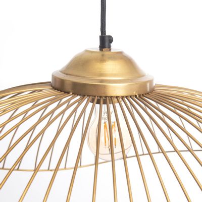 Hanging lights - The Wave Pendant - Brass - M - BAZAR BIZAR LIVING