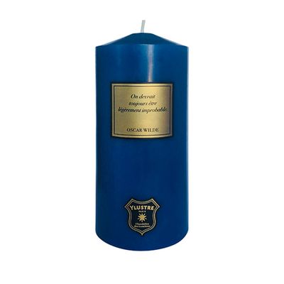 Decorative objects - Oscar Wilde Citation Pillar Candle - SR 520 g. Mass tinted wax. - YLUSTRE