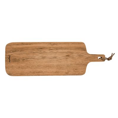 Ustensiles de cuisine - Oak wood cutting/serving board w/ handle 54 cm - CASAFINA