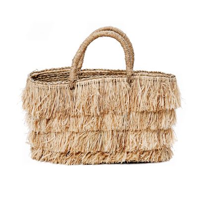 Sacs et cabas - Le Panier Raffia Bahamas - Naturel - BAZAR BIZAR LIVING