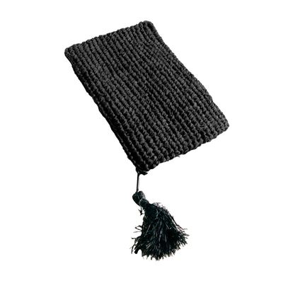 Pochettes - La Pochette Raffia - Noir - S - BAZAR BIZAR LIVING