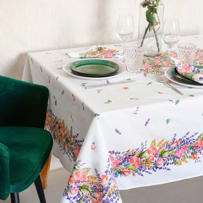 Table linen - Nappe imprimée - Grasse - TISSUS TOSELLI