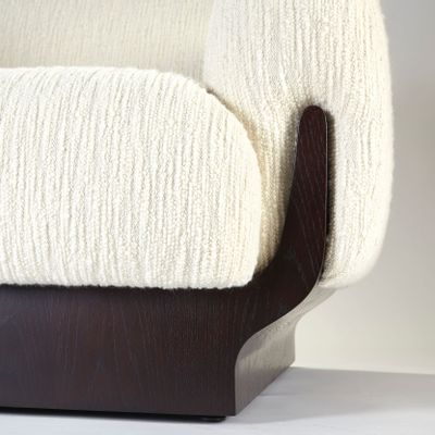 Fauteuils - Fauteuil Copacabana En Bois De Chêne Noirci - DUISTT