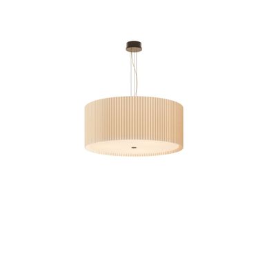 Suspensions - E1 Pleated Suspension Lamp Exclusive Handmade in Italy - LIGHTINUP