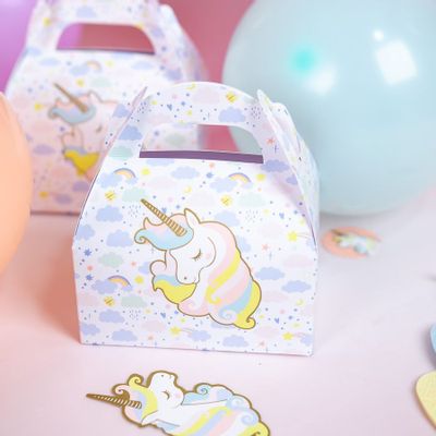 Anniversaires - 3 Boîtes Cadeaux Licorne - Recyclable - ANNIKIDS