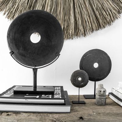 Objets de décoration - Black River Stone Sur Pied - L - BAZAR BIZAR LIVING