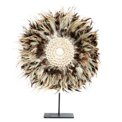 Decorative objects - The Coastal Juju on Stand - Grey Brown - S - BAZAR BIZAR LIVING