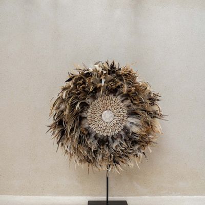 Decorative objects - The Coastal Juju on Stand - Grey Brown - S - BAZAR BIZAR LIVING