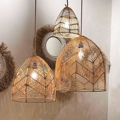 Hanging lights - The Bala Pendant - Natural - S - BAZAR BIZAR LIVING