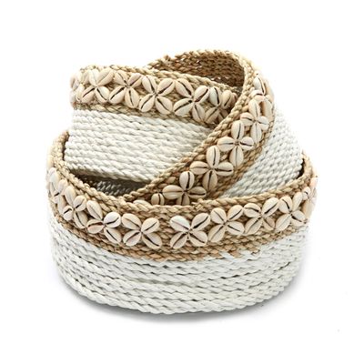 Coffrets et boîtes - Les Paniers White Sunday - Naturel Blanc - Lot de 3 - BAZAR BIZAR LIVING
