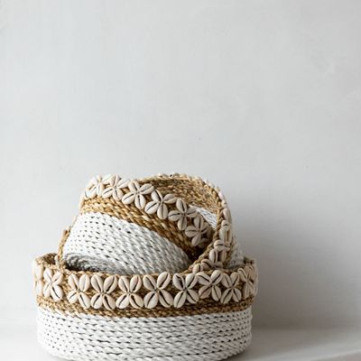 Coffrets et boîtes - Les Paniers White Sunday - Naturel Blanc - Lot de 3 - BAZAR BIZAR LIVING