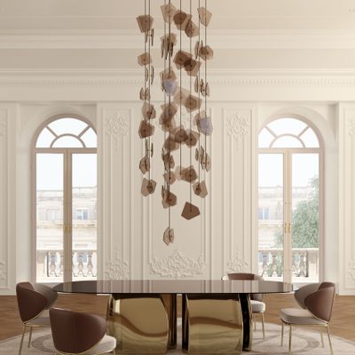 Benches for hospitalities & contracts - Obisidan Table - ELIE SAAB MAISON