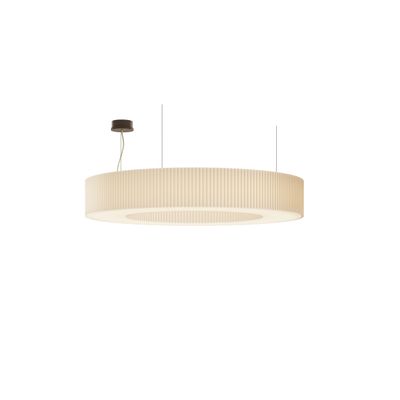 Hanging lights - R1 Big Suspension Pleated Lampshade Exclusive Handmade in Italy - LIGHTINUP