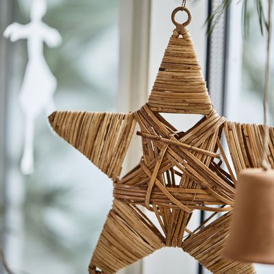 Other Christmas decorations - Star large Cane - IB LAURSEN