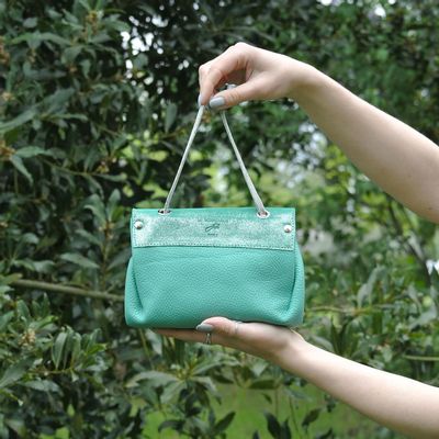 Sacs et cabas - Petit Sac Accordéon en cuir Pailleté - LA CARTABLIÈRE
