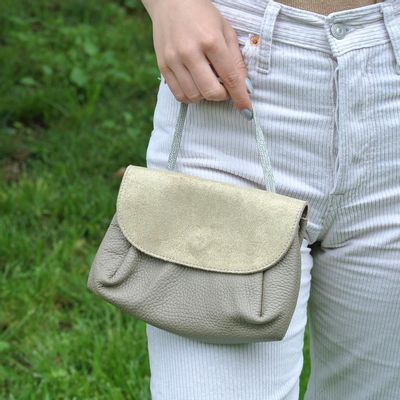 Bags and totes - Glitter Leather Accordion Bag - LA CARTABLIÈRE