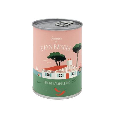 Objets de décoration - Kit à semer "Pays Basque" - Graines de piments - MAUVAISES GRAINES