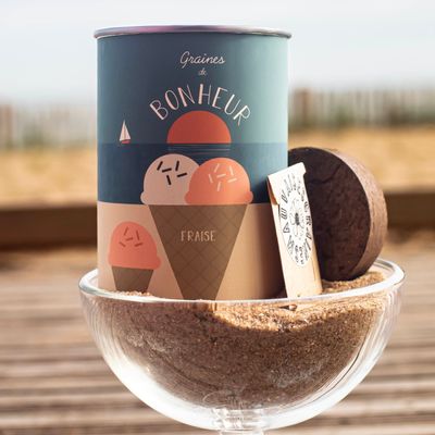 Decorative objects - Sowing kit\" Happiness\” - Wild Strawberry Seeds - MAUVAISES GRAINES