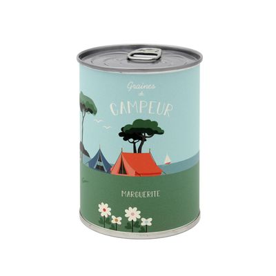 Objets de décoration - Kit à semer "Campeur" - Graines de Marguerites - MAUVAISES GRAINES
