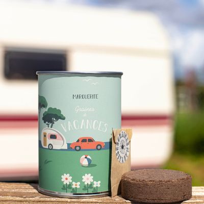 Objets de décoration - Kit à semer "Vacances" - Graines de Marguerites - MAUVAISES GRAINES