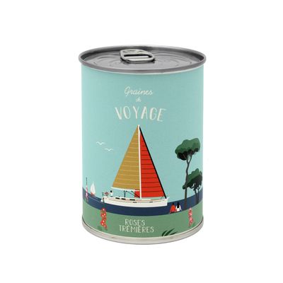 Objets de décoration - Kit à semer "Voyage" - Graines de Roses Trémières - MAUVAISES GRAINES