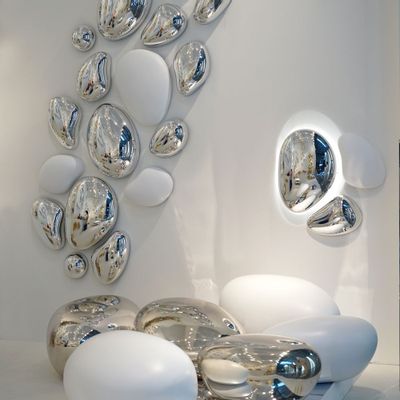 Design objects - PEBBLE SEAT - FUORILUOGO CHROME DESIGN