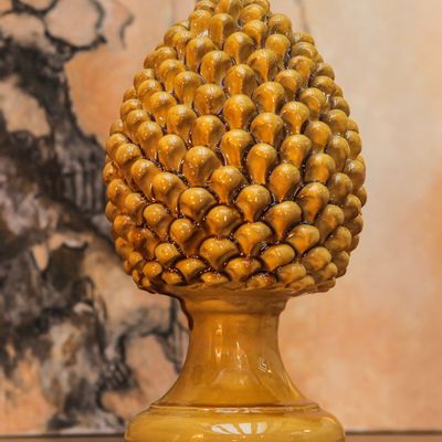 Decorative objects - CERAMIC PINE CONE - SICILIAN HANDMADE DECORATIONS - MAISON GALA