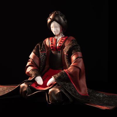 Unique pieces - Geisha - ANNIE DELEMARLE SCULPTURE CUIR