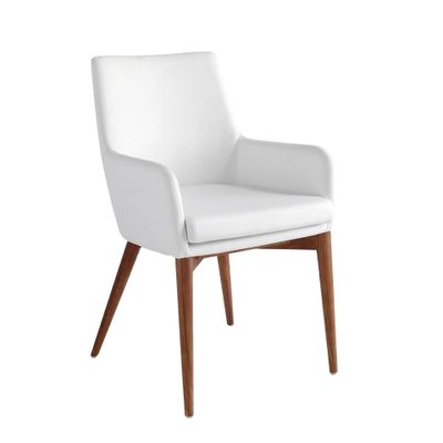Chairs - Upholstered leatherette Dining table chair - ANGEL CERDÁ