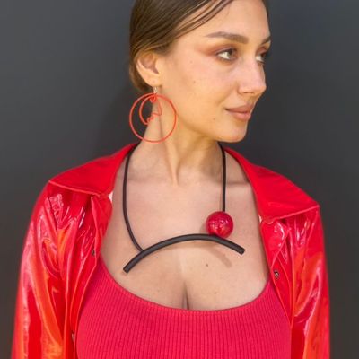 Gifts - Red Tori necklace - SAMUEL CORAUX