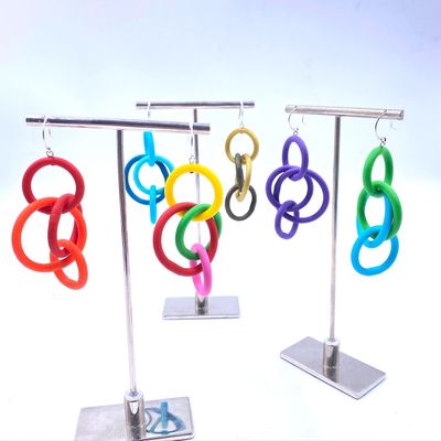 Gifts - 40 purple earring - SAMUEL CORAUX
