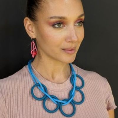 Gifts - Hublo duck blue necklace - SAMUEL CORAUX