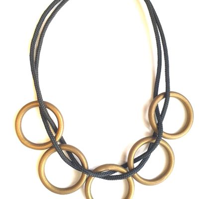 Gifts - Hublo black bronze necklace - SAMUEL CORAUX