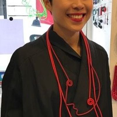 Gifts - Red black 3-headed necklace - SAMUEL CORAUX